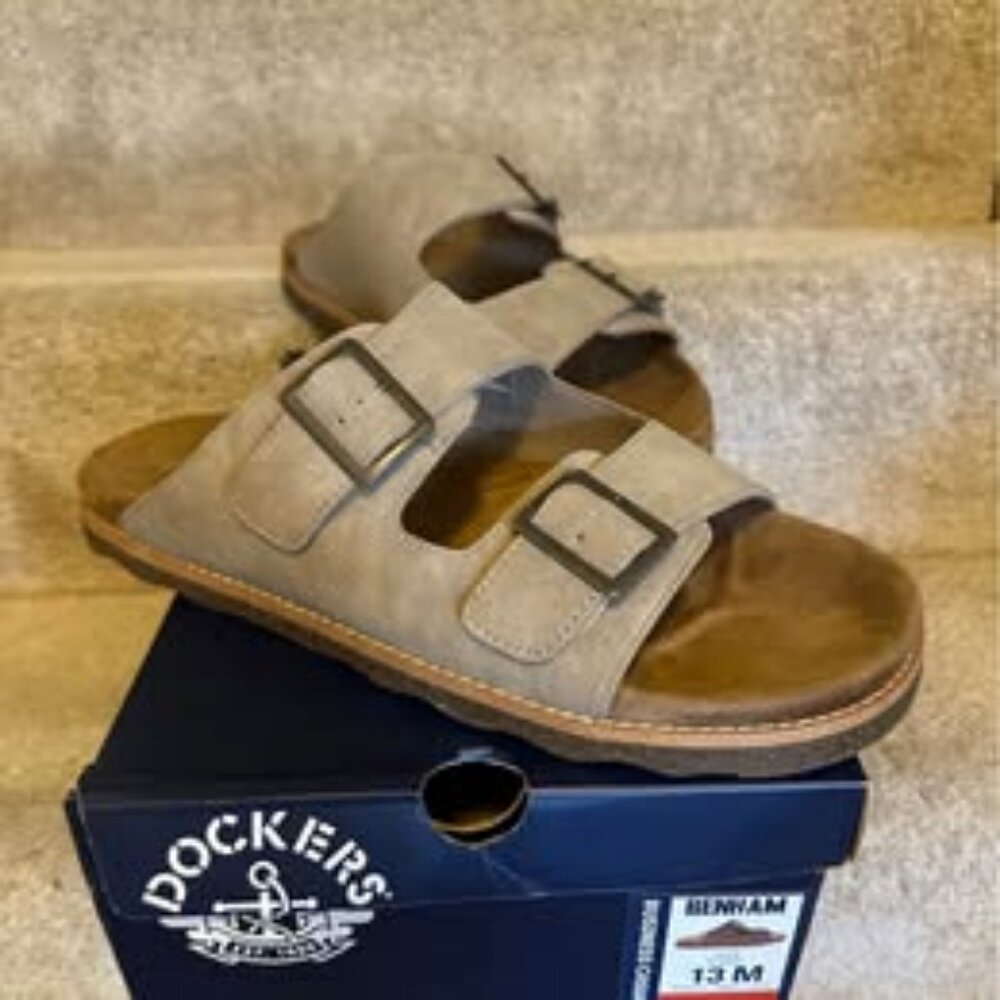 Dockers Benham sandals taupe size 13 NEW